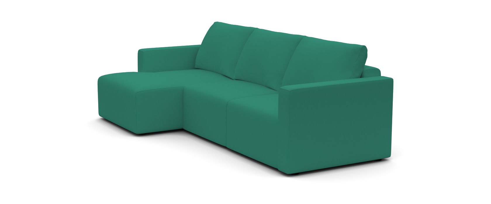 Schlafsofa mit Chaiselongue Teo